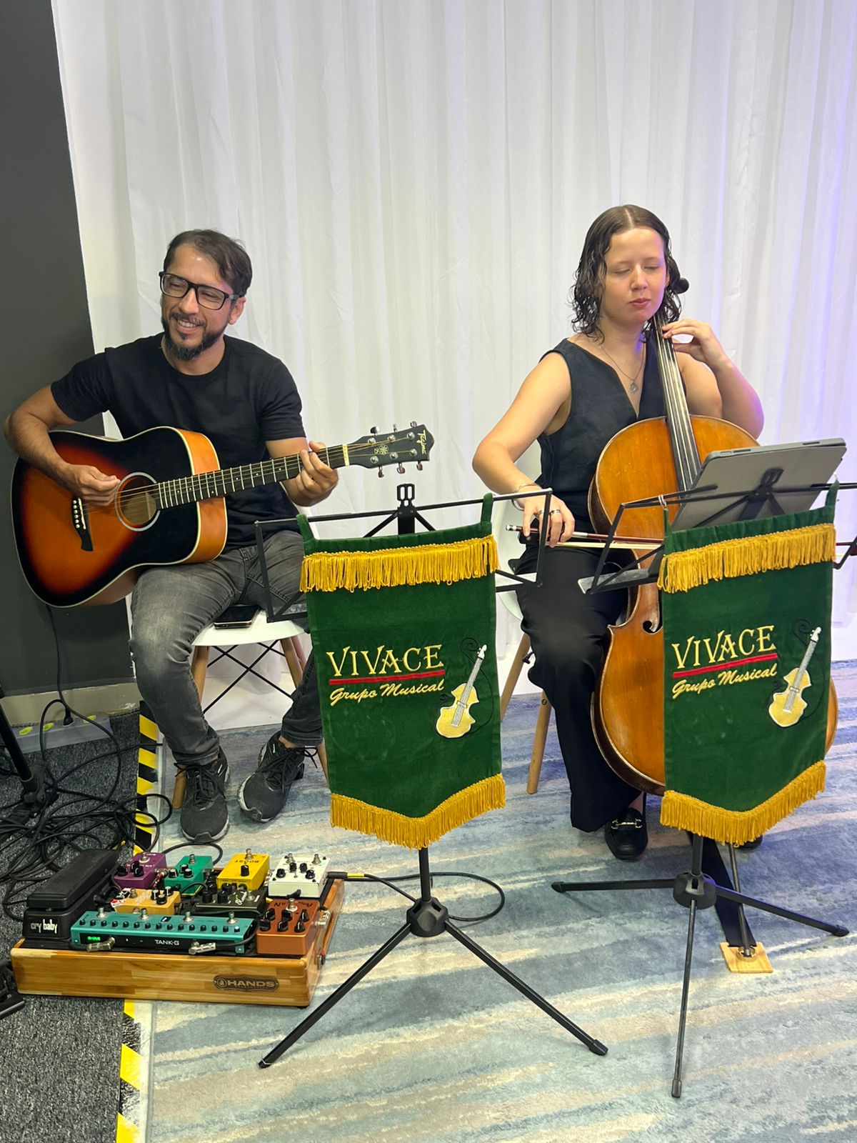 Bastidores — apresentação musical Grupo Vivace
