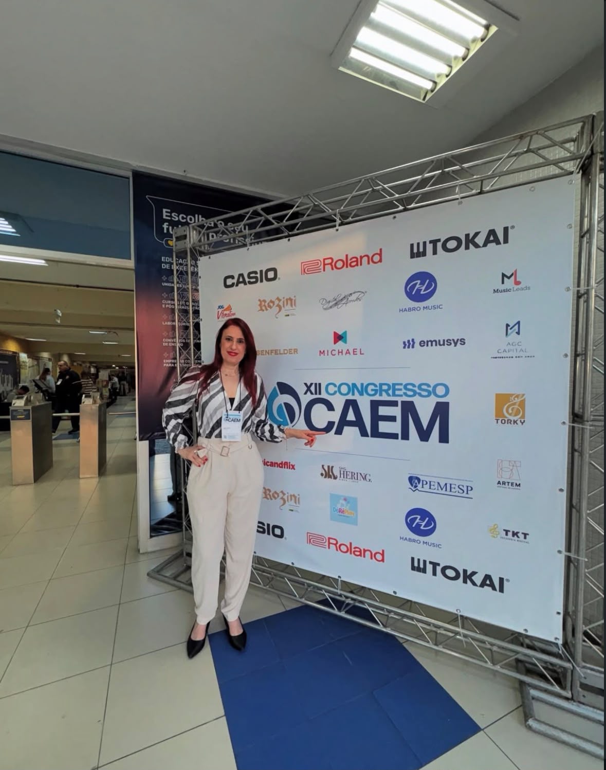 Márcia Bertti no XII Congresso CAEM